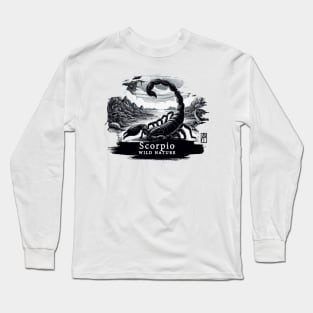 Scorpio - WILD NATURE - SCORPIO -8 Long Sleeve T-Shirt